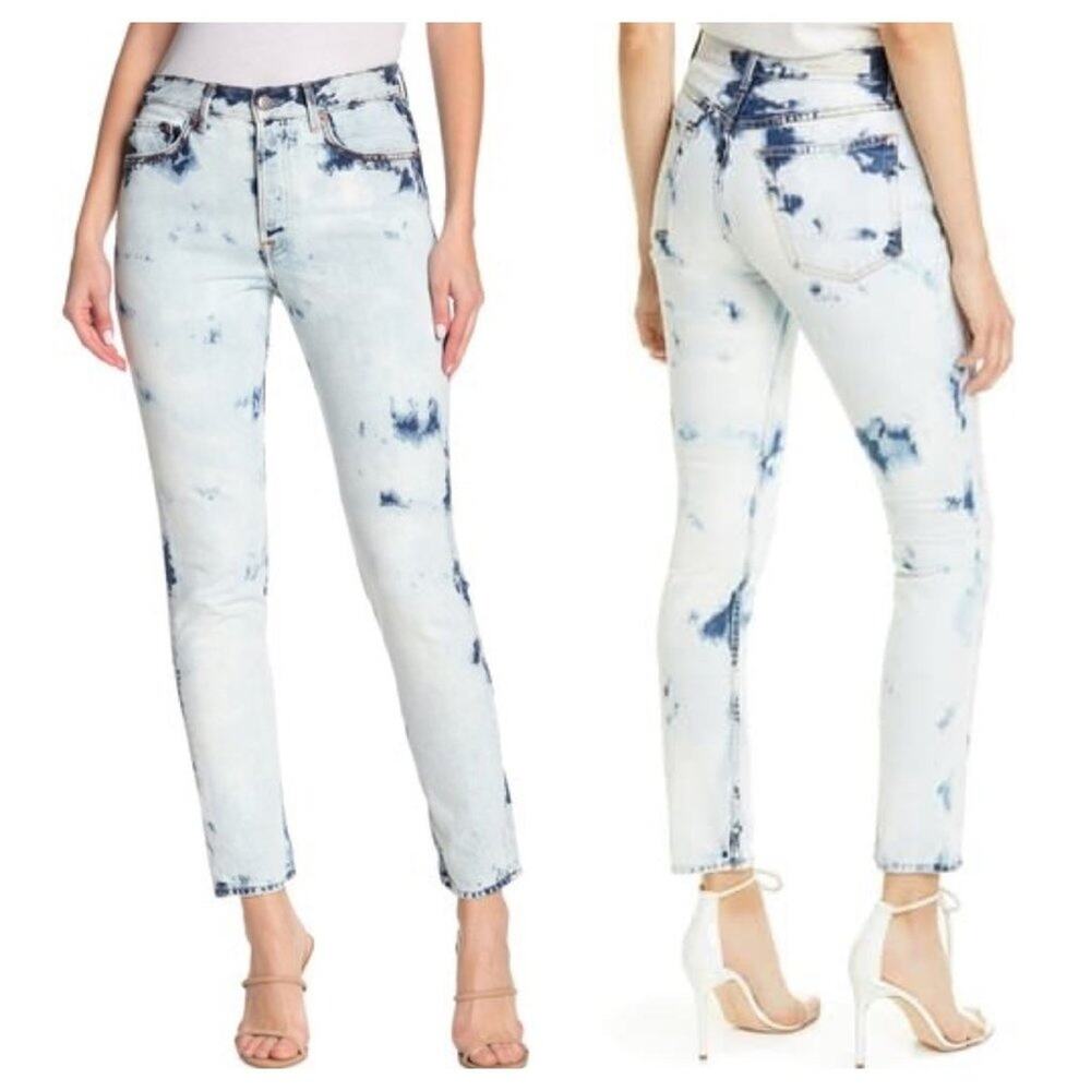 NEW GRLFRND Karolina High Rise Skinny Sunbleach